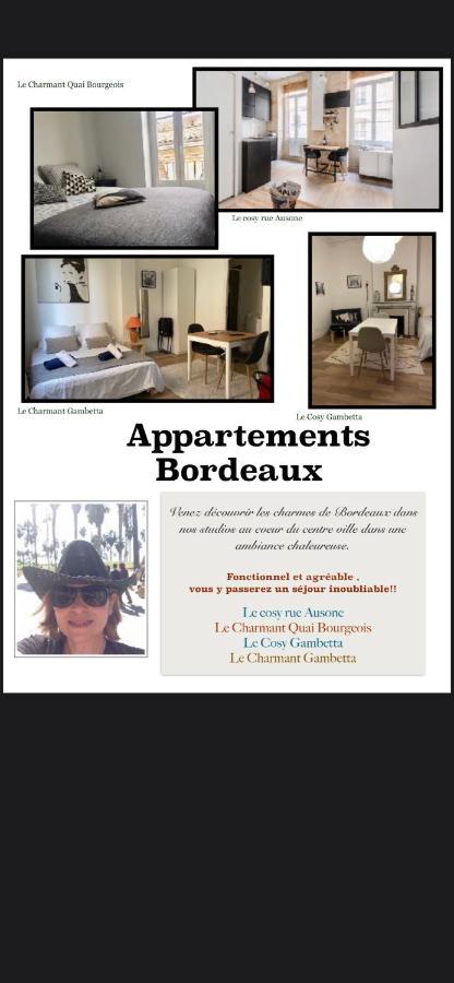 Le Charmant Quai Bourgeois Bordeaux Dış mekan fotoğraf